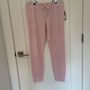 Juicy Couture Pink Velour Zuma Pants